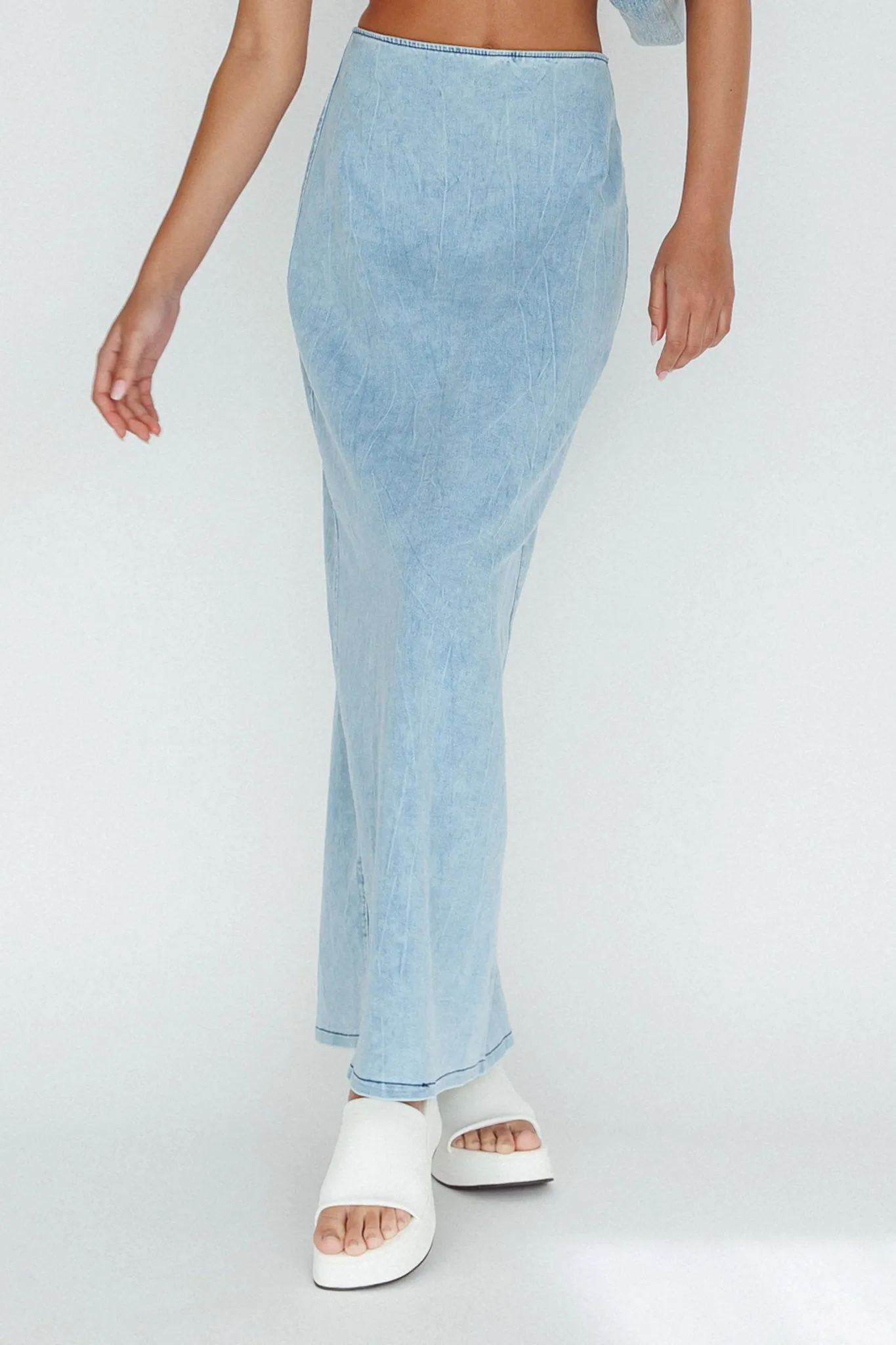 The Moment Maxi Skirt Denim sold by Selfie Leslie product image thumbnail 4