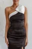 Sweetest Thing One-Shoulder Bow Maxi Dress Black sold by Selfie Leslie