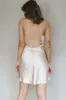 Romance Me Strappy Back Mini Dress Champagne sold by Selfie Leslie