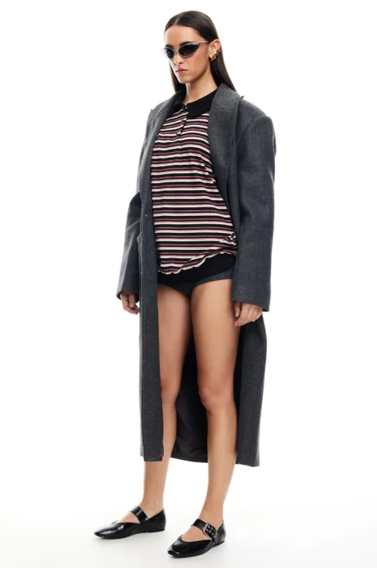 LIONESS Olsen Coat Grey Marle sold by Selfie Leslie