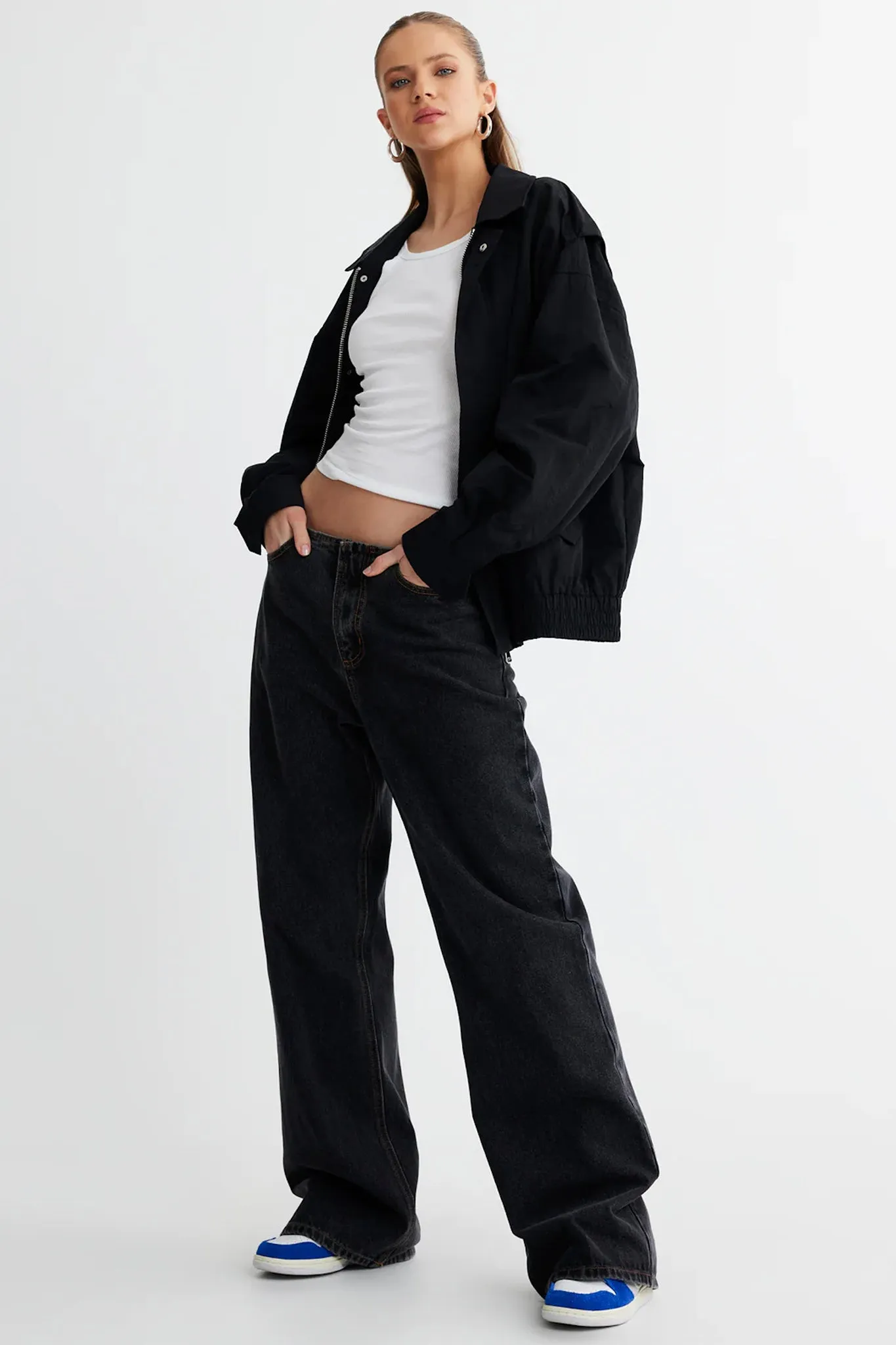 LIONESS Kenny Bomber Onyx sold by Selfie Leslie product image thumbnail 3