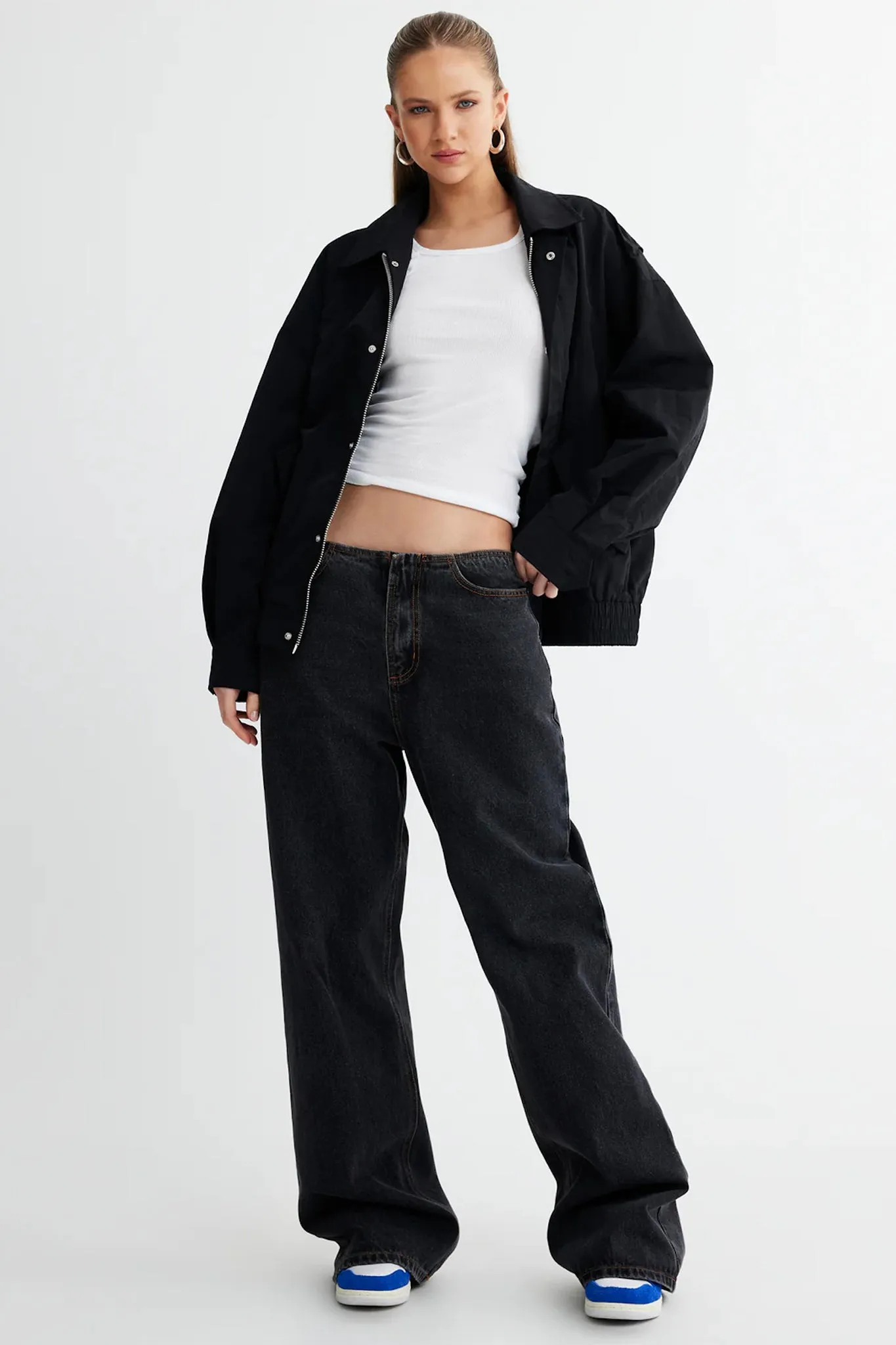 LIONESS Kenny Bomber Onyx sold by Selfie Leslie product image thumbnail 4