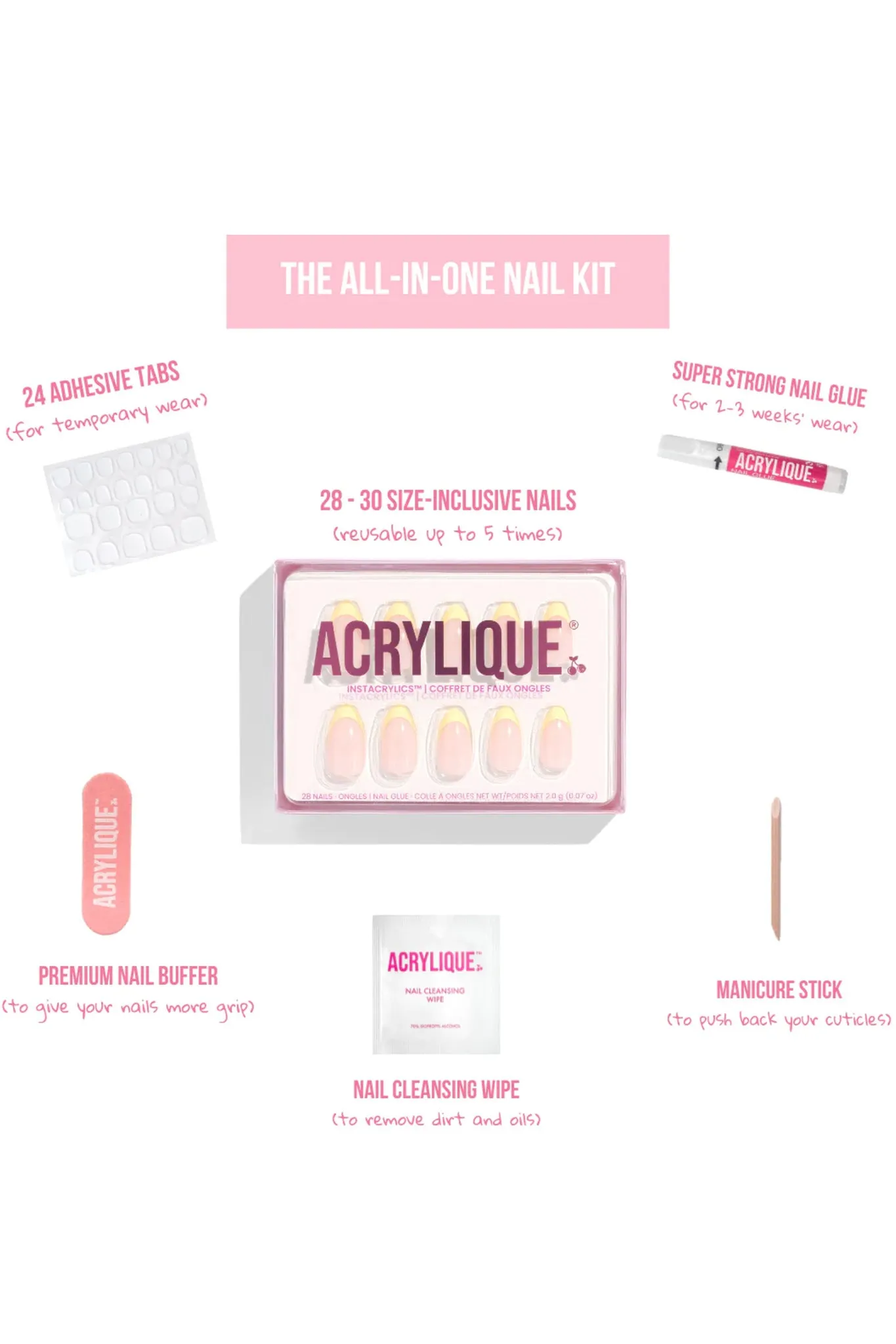 ACRYLIQUE Instacrylics Limoncello sold by Selfie Leslie product image thumbnail 2