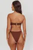 Agape High Cut O-Ring Bikini Bottom Choc sold by Selfie Leslie