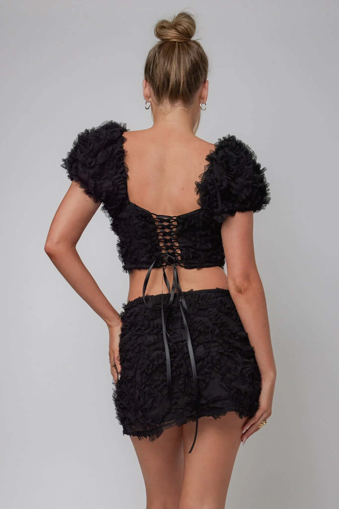 Cielito Embellished Crop Top Black sold by Selfie Leslie product image thumbnail 2