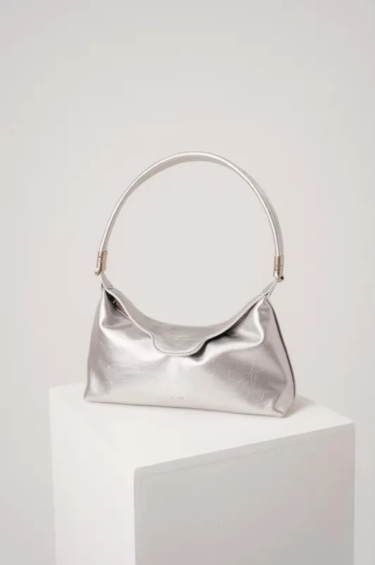 TEN TONES Aurelia Hobo Bag Silver sold by Selfie Leslie
