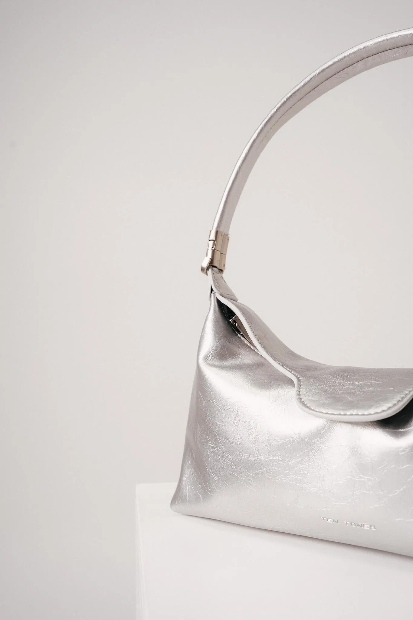 TEN TONES Aurelia Hobo Bag Silver sold by Selfie Leslie product image thumbnail 2