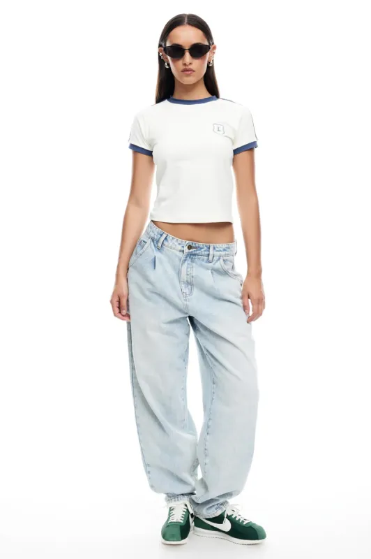 LIONESS On My Way Denim Jean Light Denim sold by Selfie Leslie