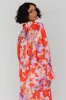 Vacation Long Sleeve Flared Cuff Shirt Orange/Purple sold by Selfie Leslie