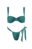 Malibu Tie Bikini Bottom Teal Blue sold by Selfie Leslie