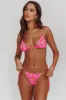 Sovereign High Cut String Bikini Bottom Pink Floral sold by Selfie Leslie