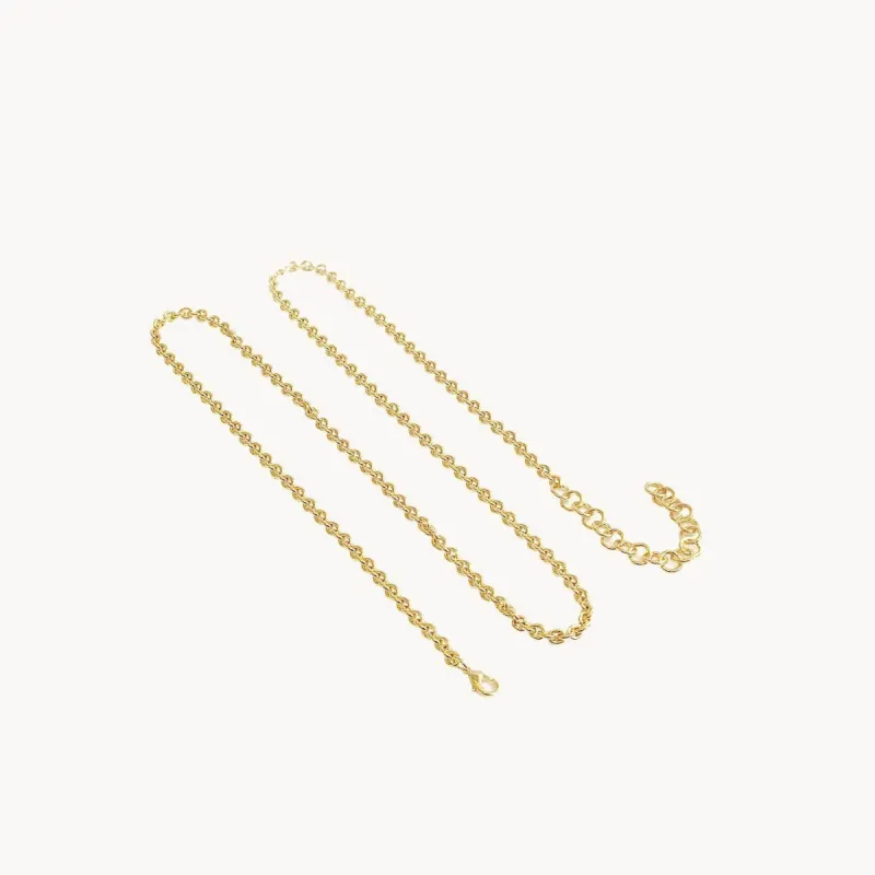 Classic Long Convertible Chain | Plated Brass sold by Senreve