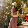 Amalfi Basket Tote | Raffia sold by Senreve