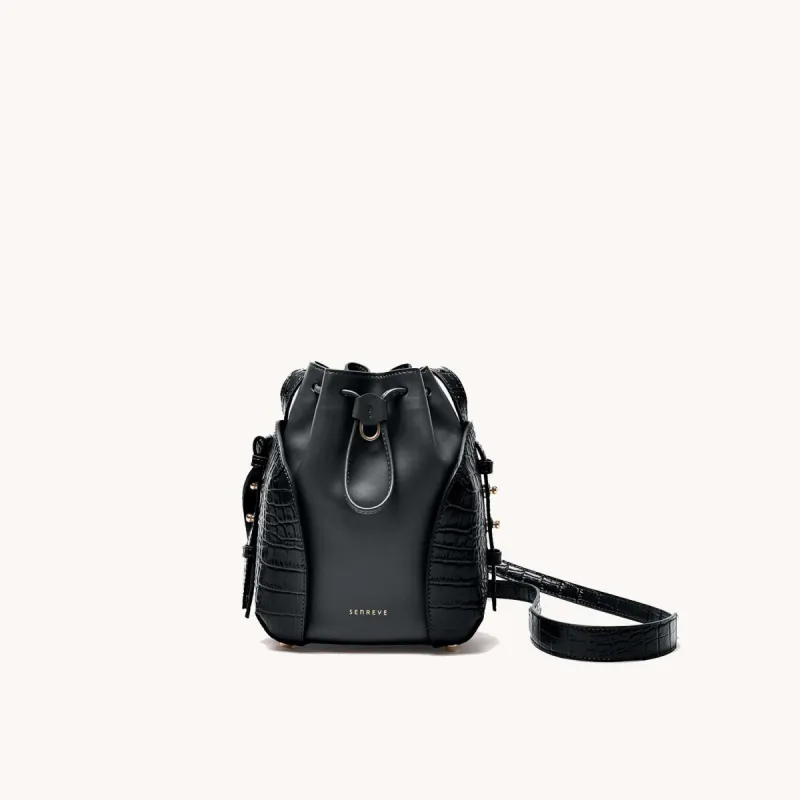 Almost Perfect | Mini Fiore Bucket Bag | Amica Misto sold by Senreve