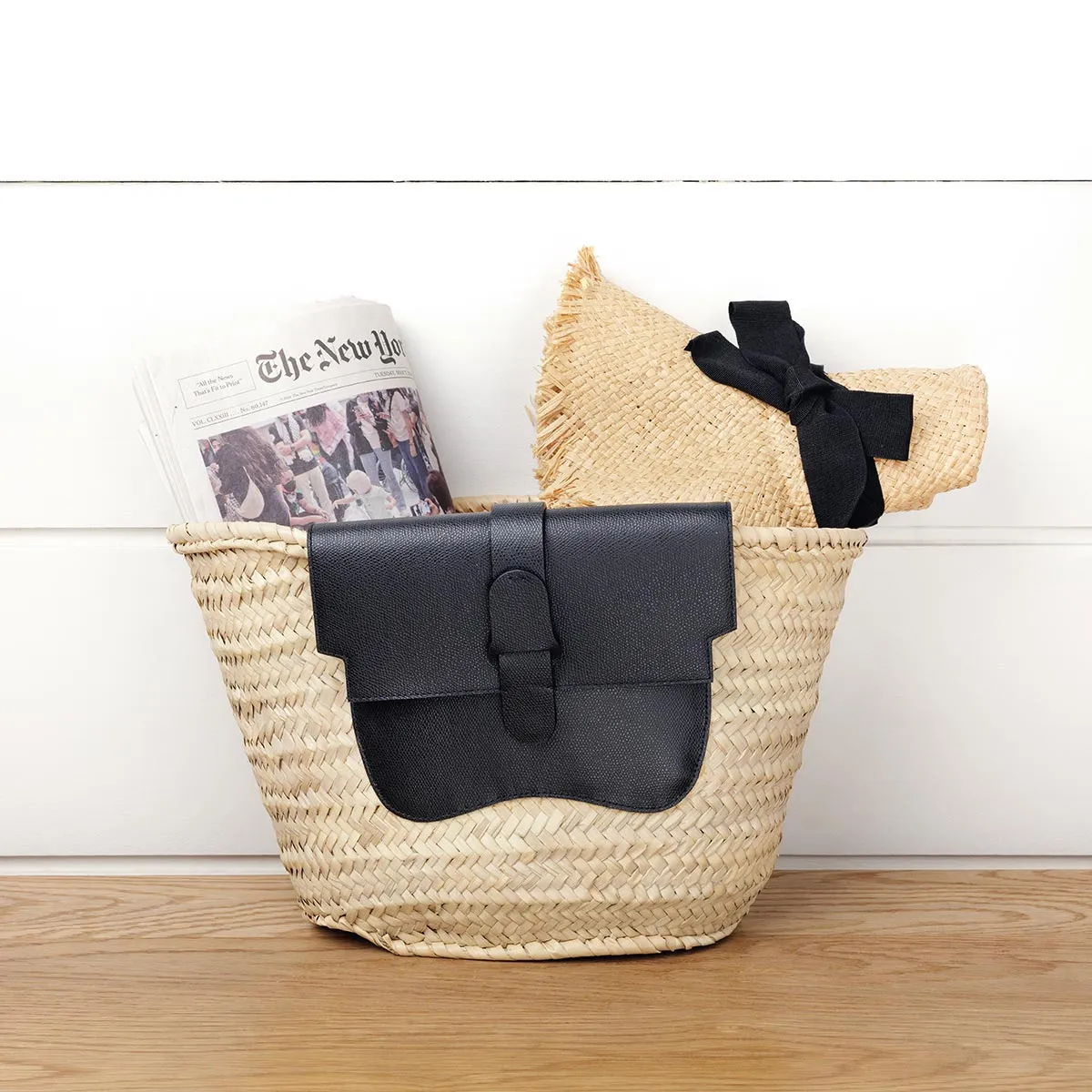 Last Chance | Amalfi Basket Tote | Raffia sold by Senreve product image thumbnail 3