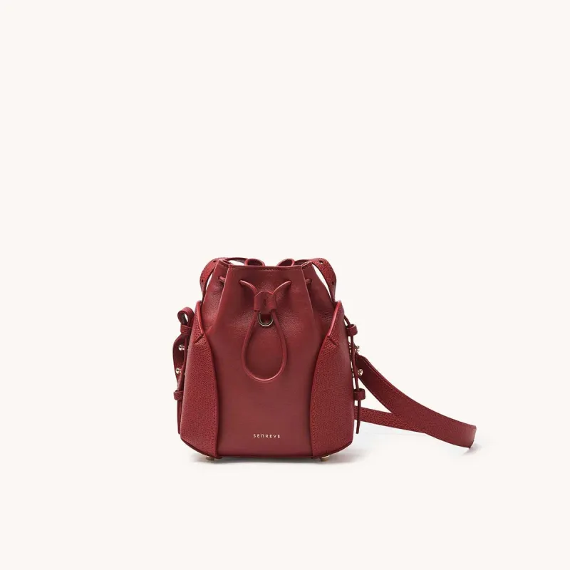 Perfectly Imperfect | Mini Fiore Bucket Bag | Pebbled sold by Senreve