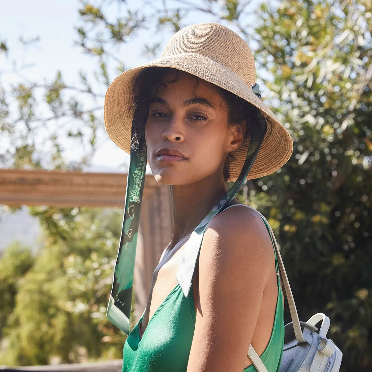 Capri Raffia Hat sold by Senreve product image thumbnail 3