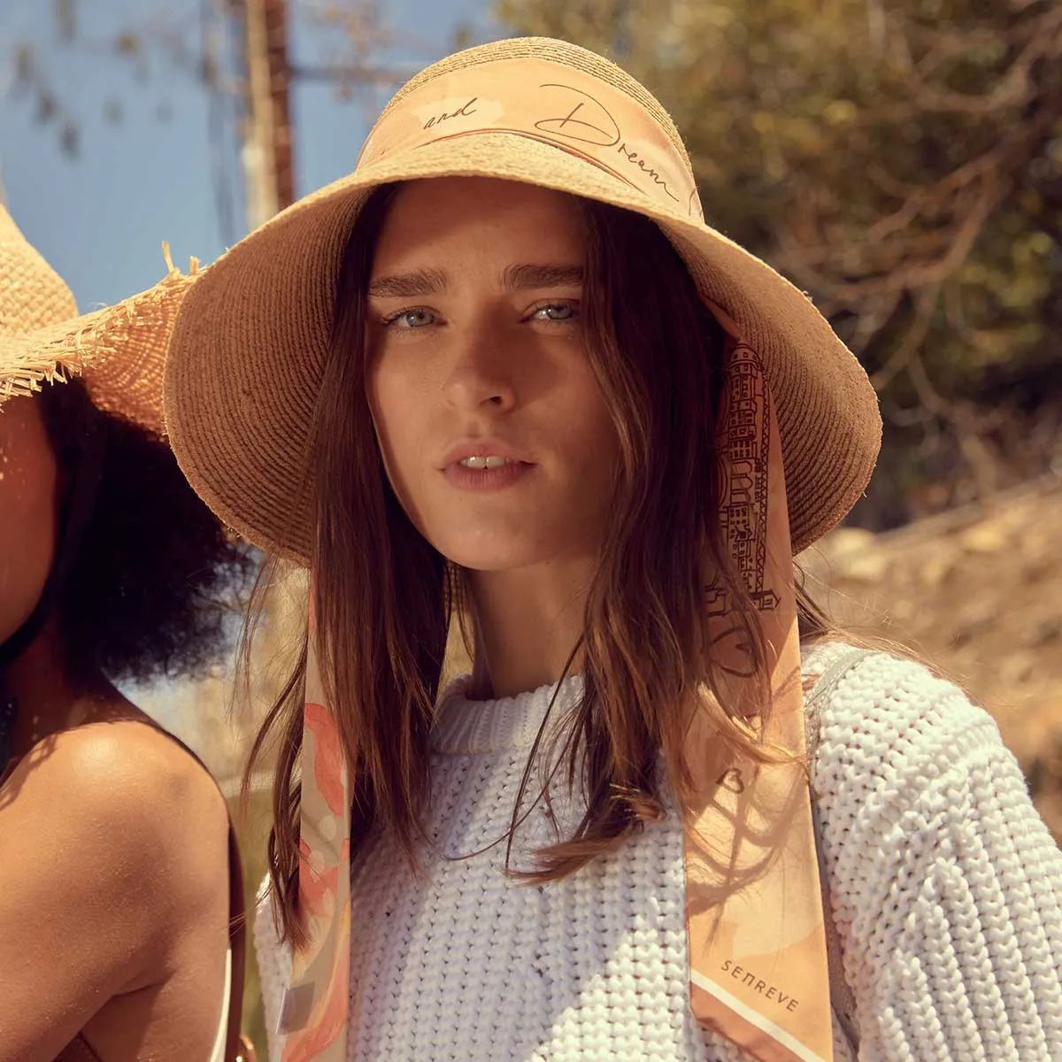 Capri Raffia Hat sold by Senreve product image thumbnail 2