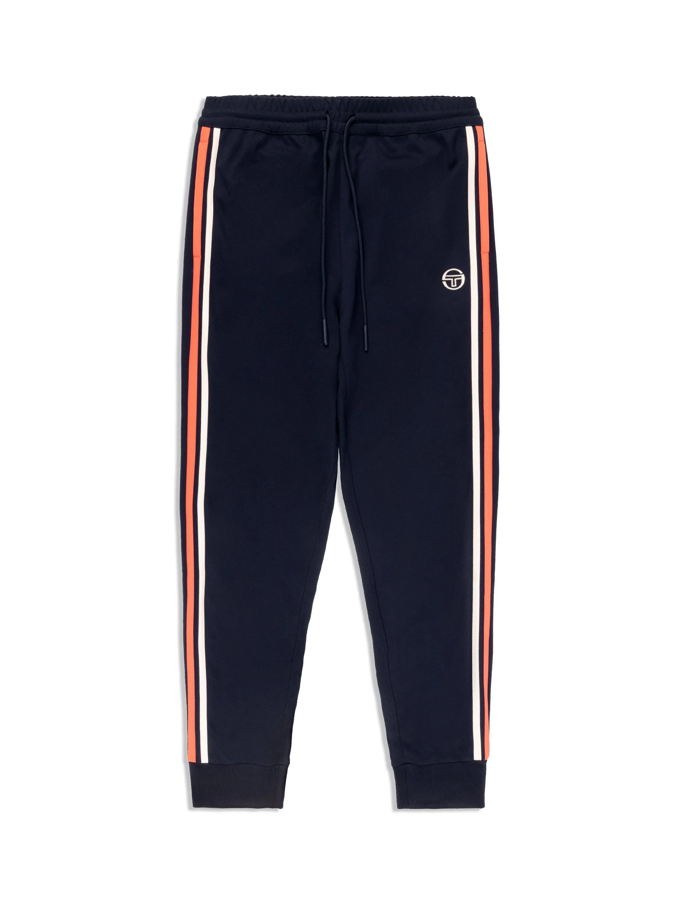 Damarindo Track Pant Archivio- Gardenia/ Maritime Blue sold by Sergio Tacchini
