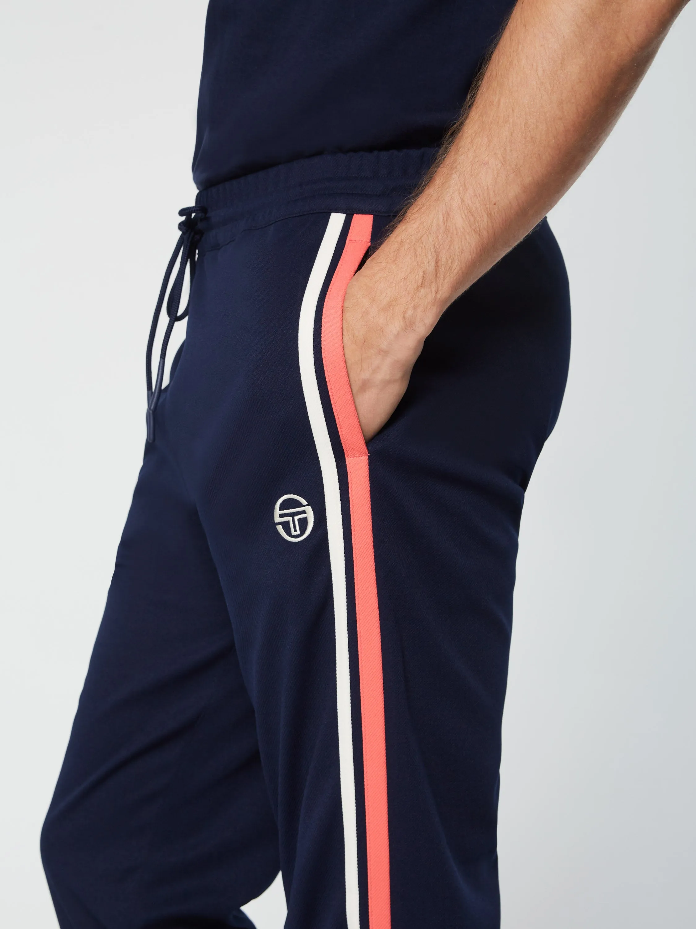 Damarindo Track Pant Archivio- Gardenia/ Maritime Blue sold by Sergio Tacchini product image thumbnail 5