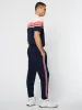Damarindo Track Pant Archivio- Gardenia/ Maritime Blue sold by Sergio Tacchini