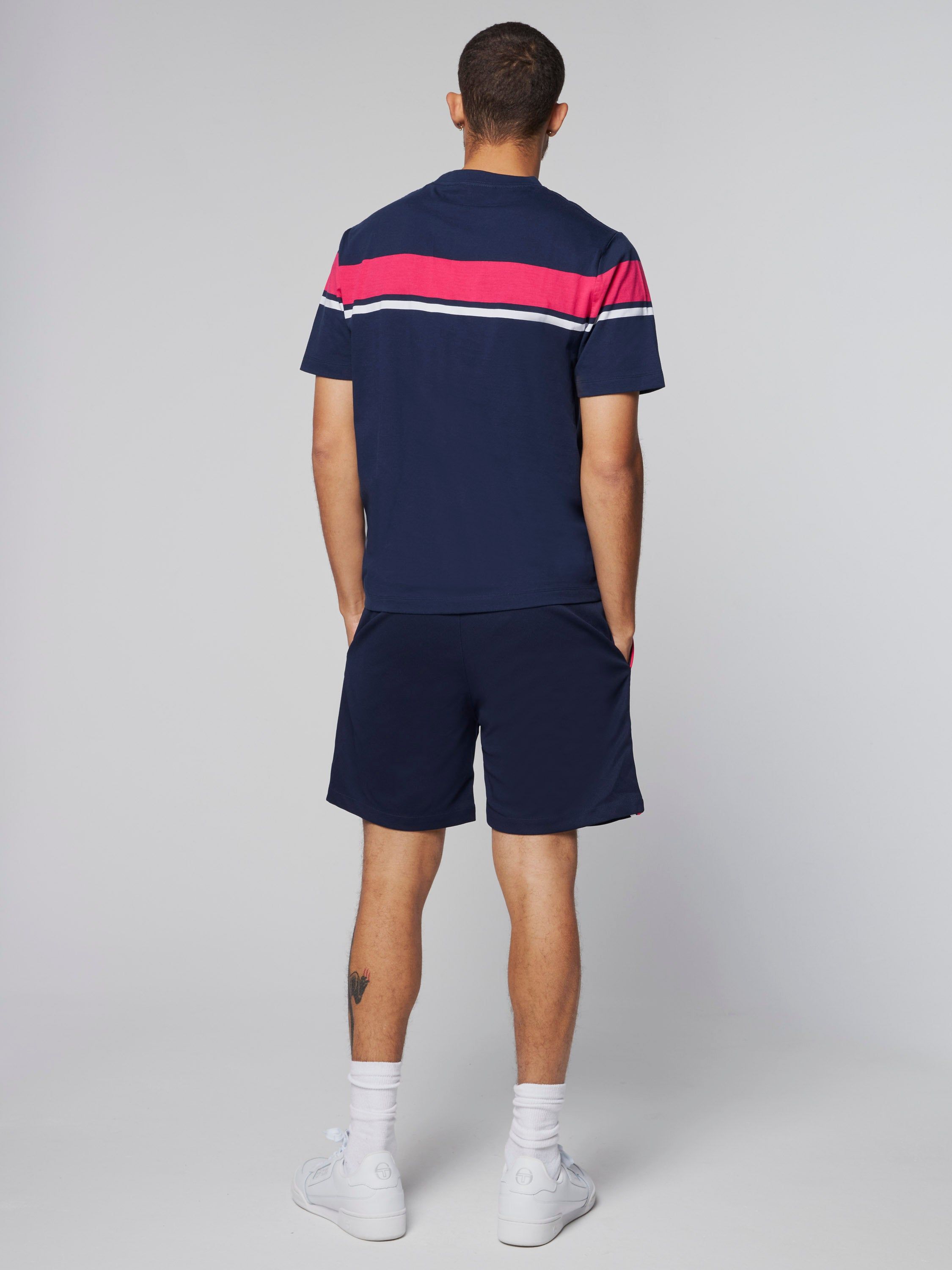 Damarindo T-Shirt- Maritime Blue/ Rasberry sold by Sergio Tacchini product image thumbnail 3
