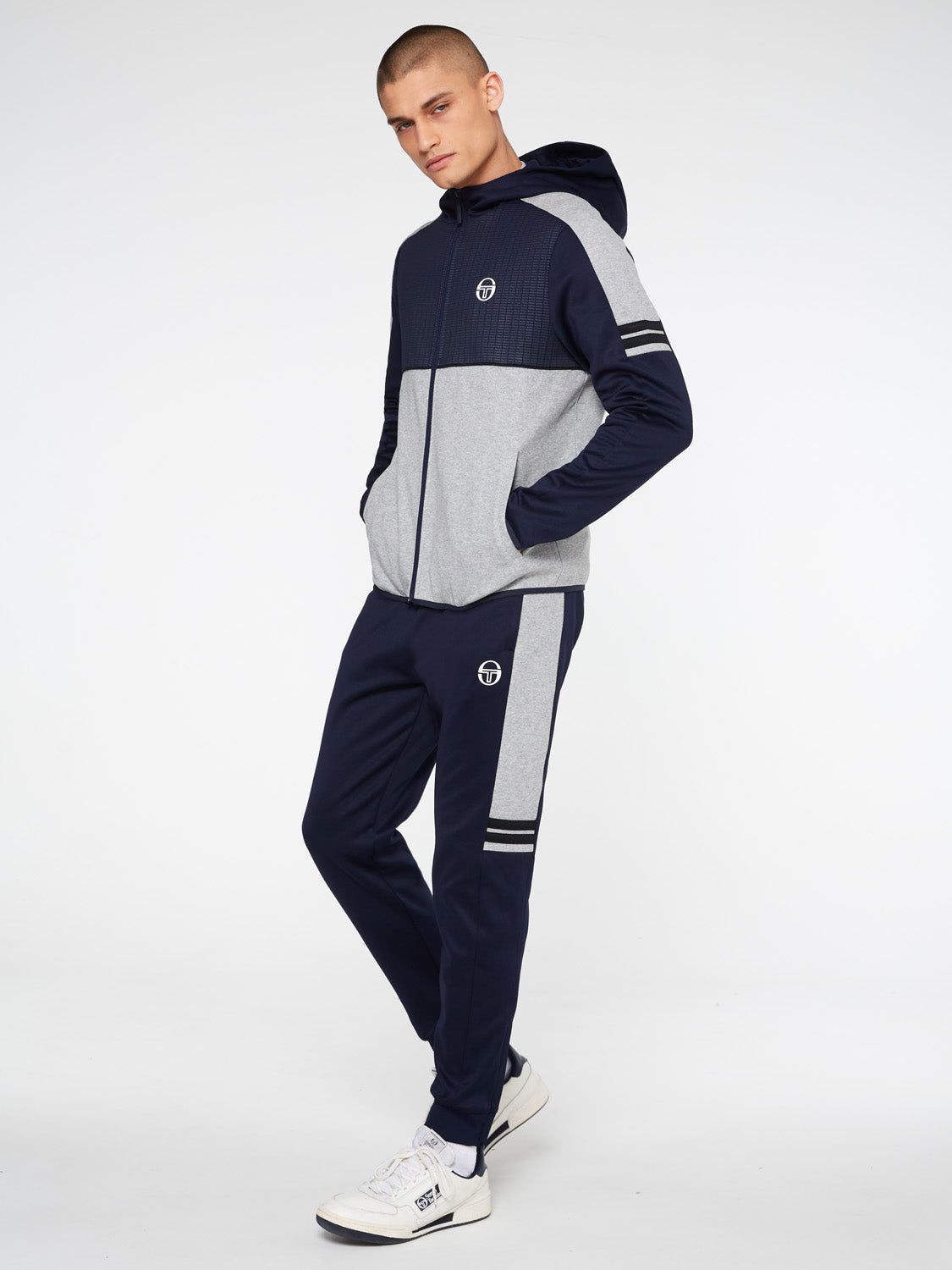 Beal Track Jacket-Quiet Gray sold by Sergio Tacchini product image thumbnail 2