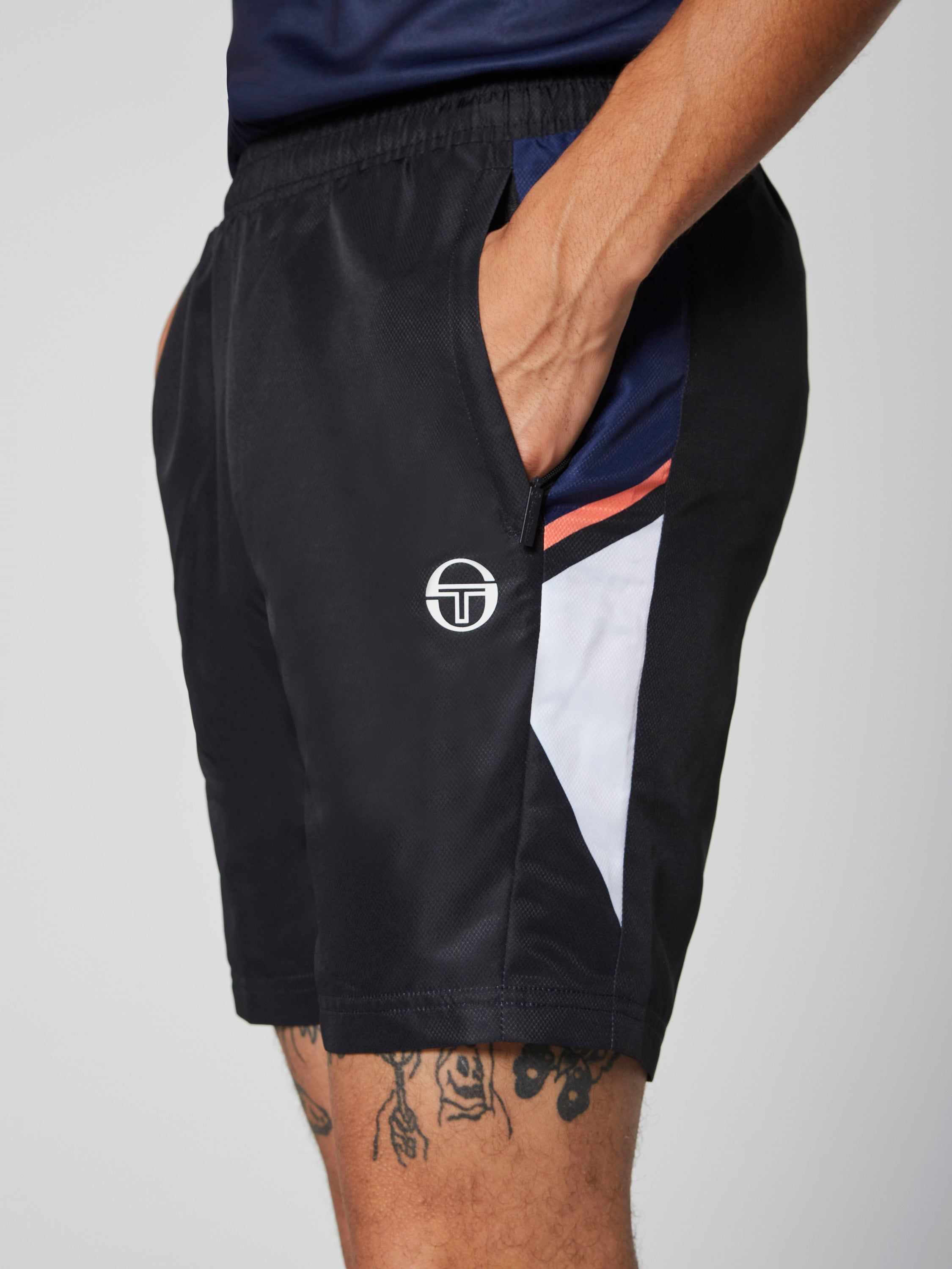 Scaleno Short- Black/ Navy sold by Sergio Tacchini product image thumbnail 4