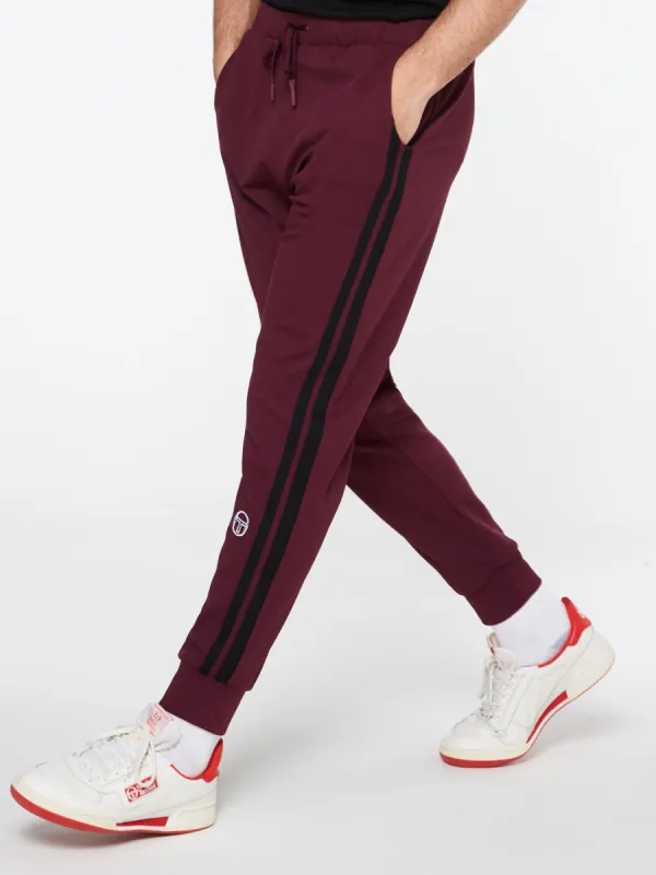 Damarindo Track Pants Archivio-Grape Wine sold by Sergio Tacchini