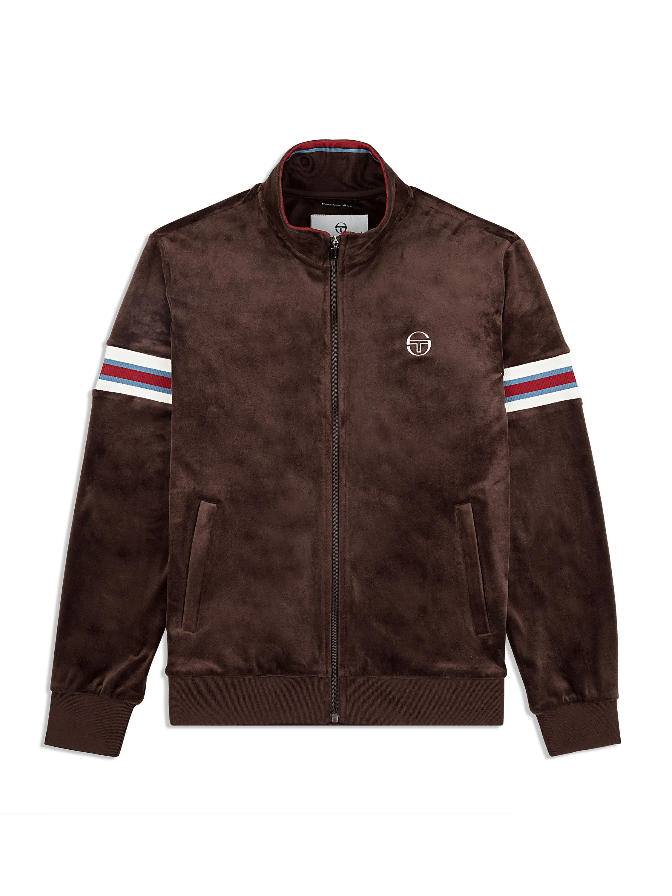 Ostuni Velour Track Jacket- Java sold by Sergio Tacchini