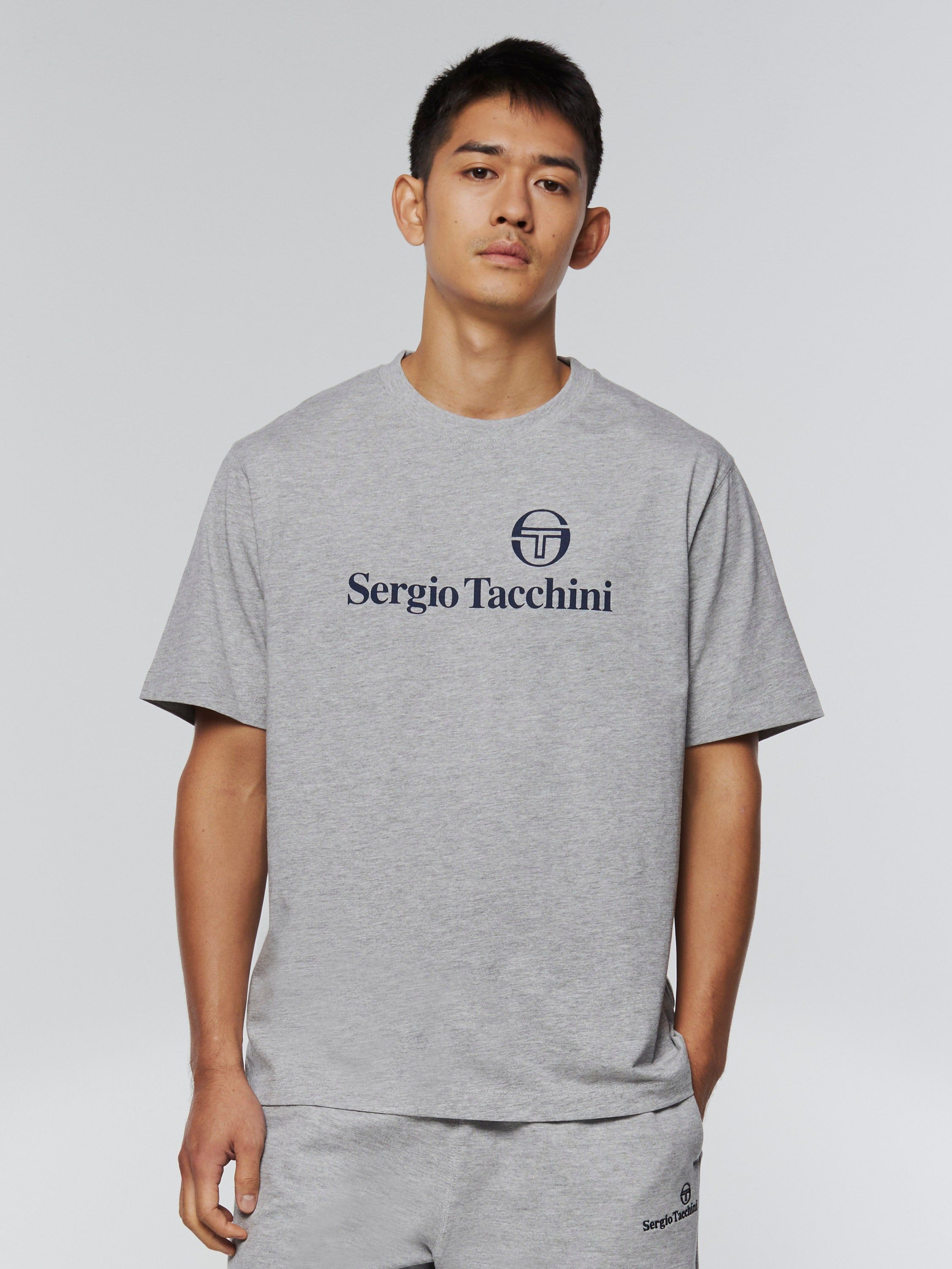 Heritage Logo T-Shirt- Heather Grey sold by Sergio Tacchini