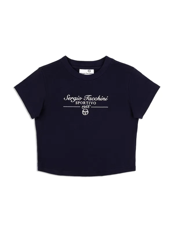 Nicola Graphic T-Shirt- Maritime Blue sold by Sergio Tacchini