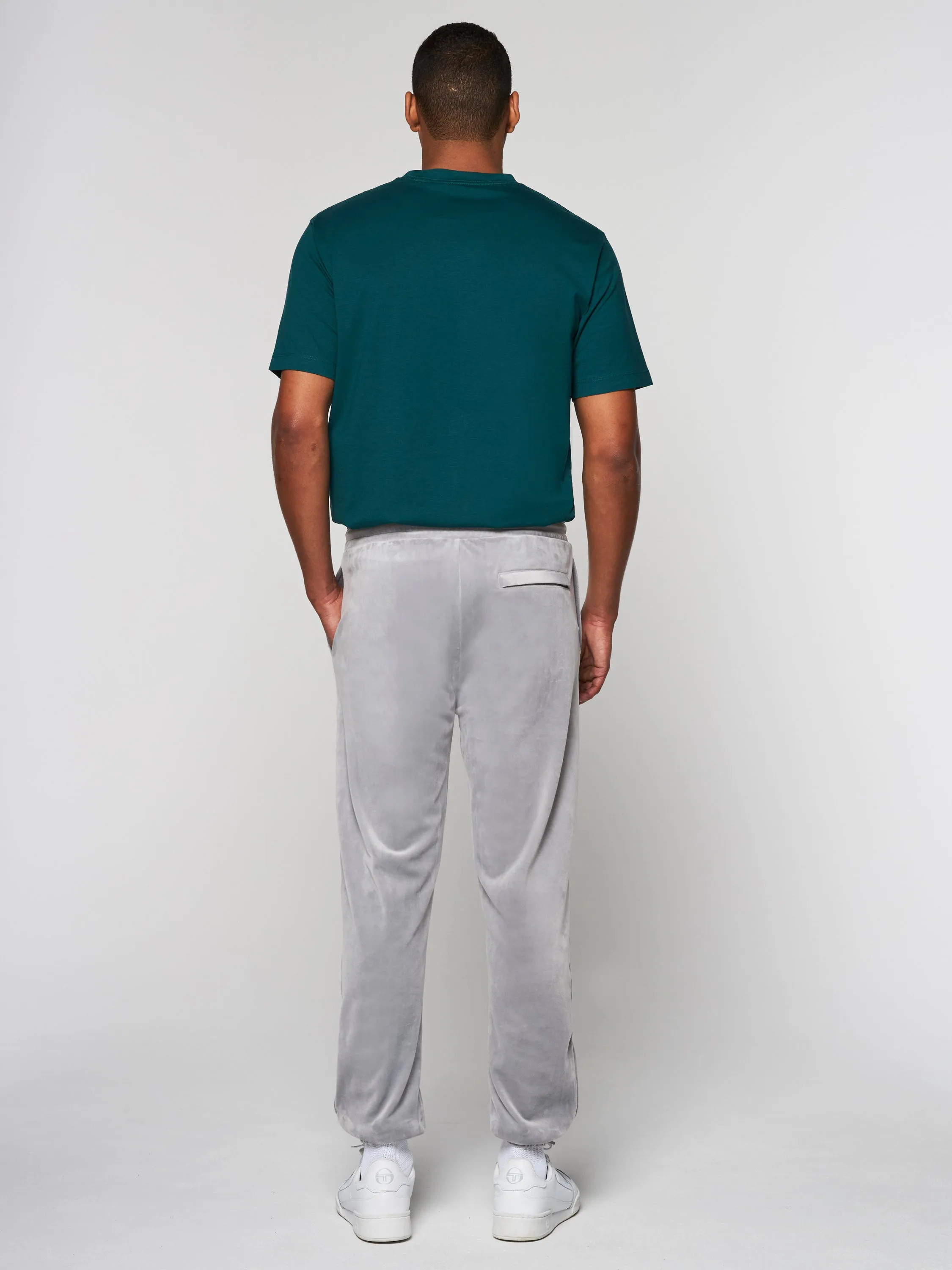 Scopeto Velour Pant- Sleet/ Gardenia sold by Sergio Tacchini product image thumbnail 4