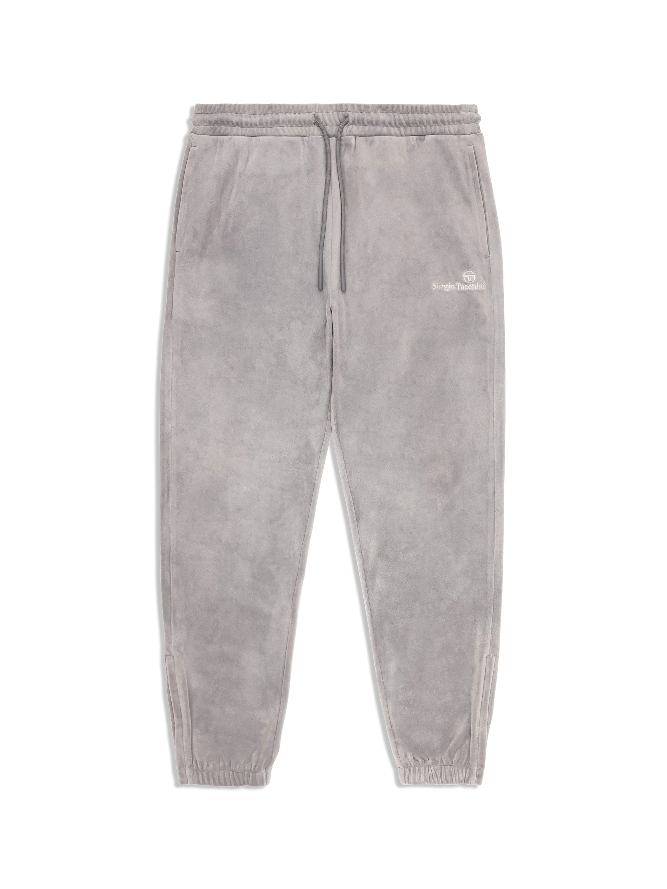 Scopeto Velour Pant- Sleet/ Gardenia sold by Sergio Tacchini