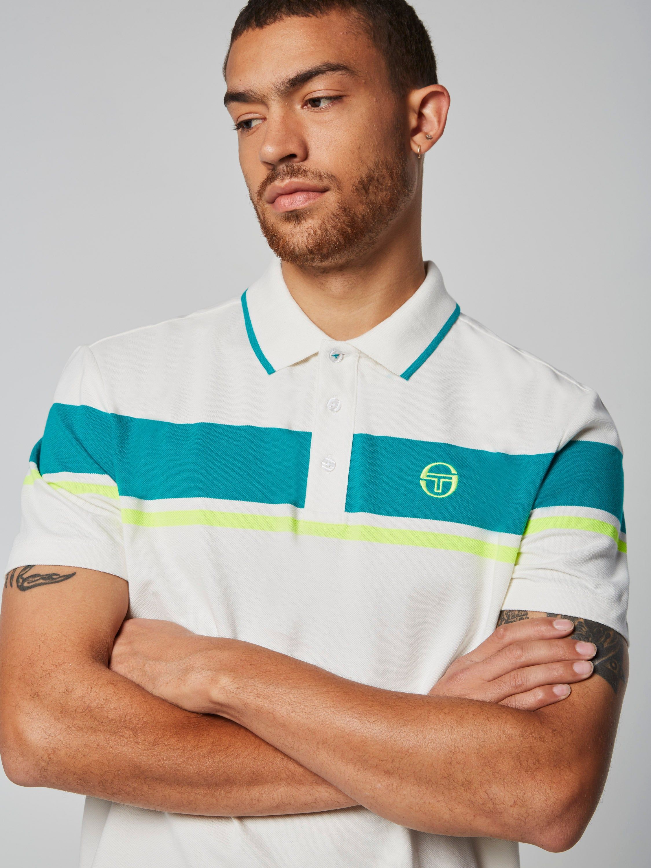 Damarindo Polo- Gardenia/ Blue Grass sold by Sergio Tacchini product image thumbnail 5