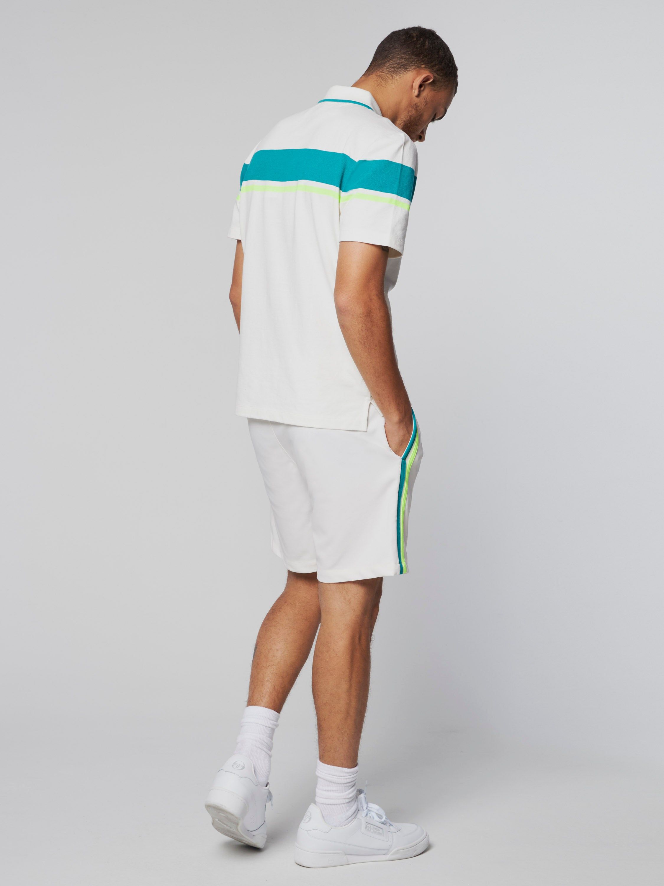 Damarindo Polo- Gardenia/ Blue Grass sold by Sergio Tacchini product image thumbnail 3