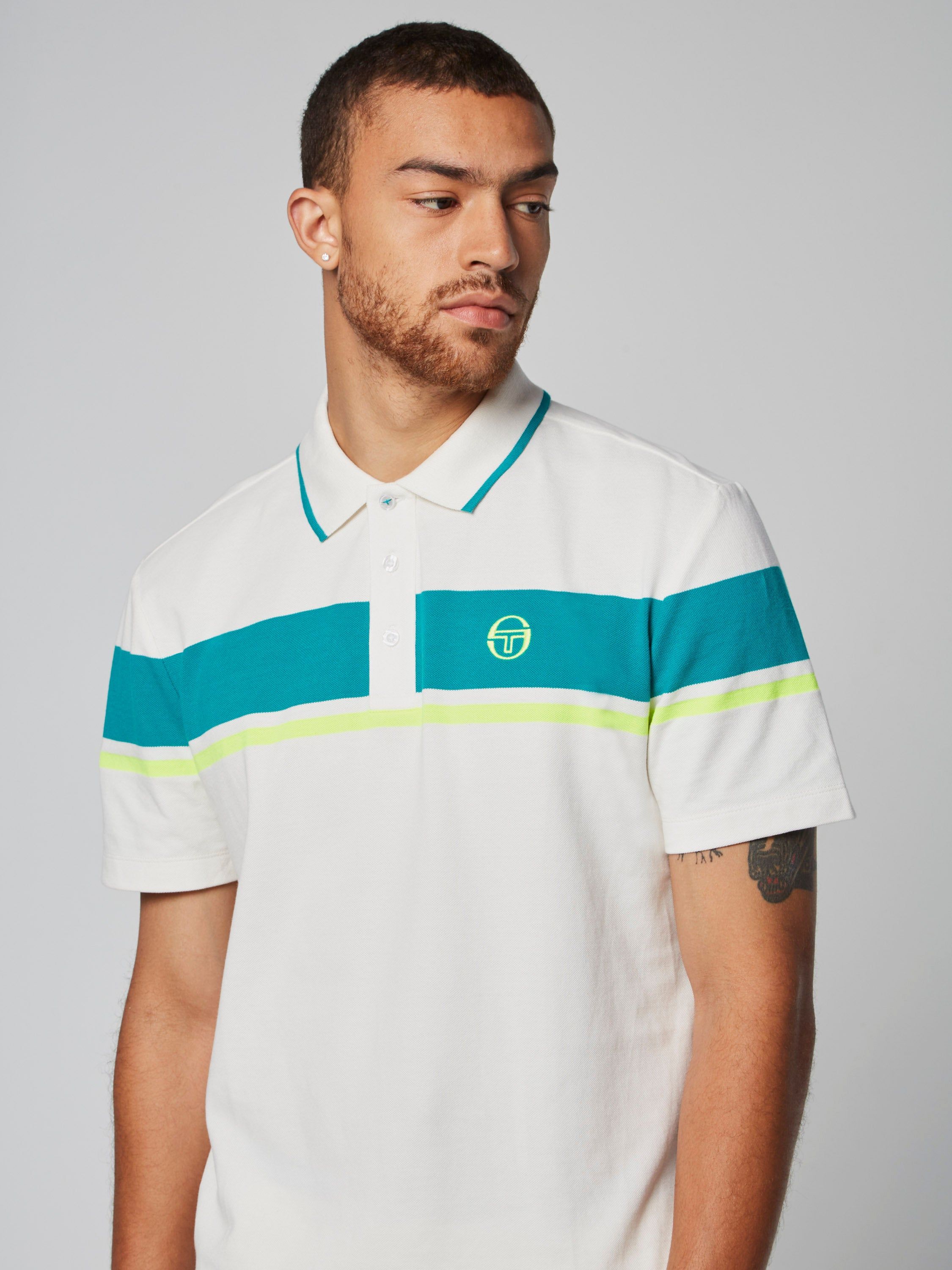 Damarindo Polo- Gardenia/ Blue Grass sold by Sergio Tacchini product image thumbnail 4