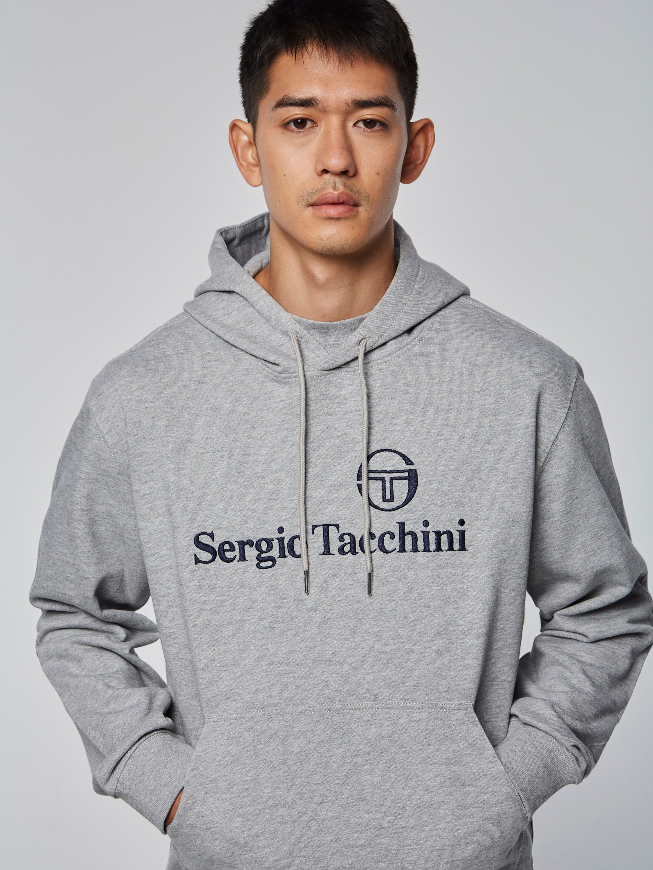 Heritage Logo Hoodie-Heather Grey sold by Sergio Tacchini product image thumbnail 5