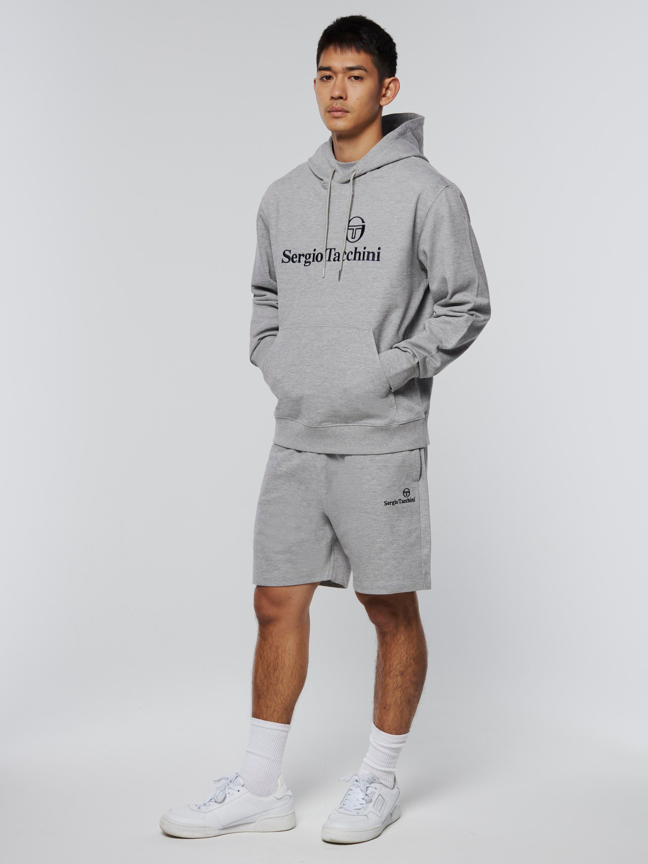 Heritage Logo Hoodie-Heather Grey sold by Sergio Tacchini product image thumbnail 3