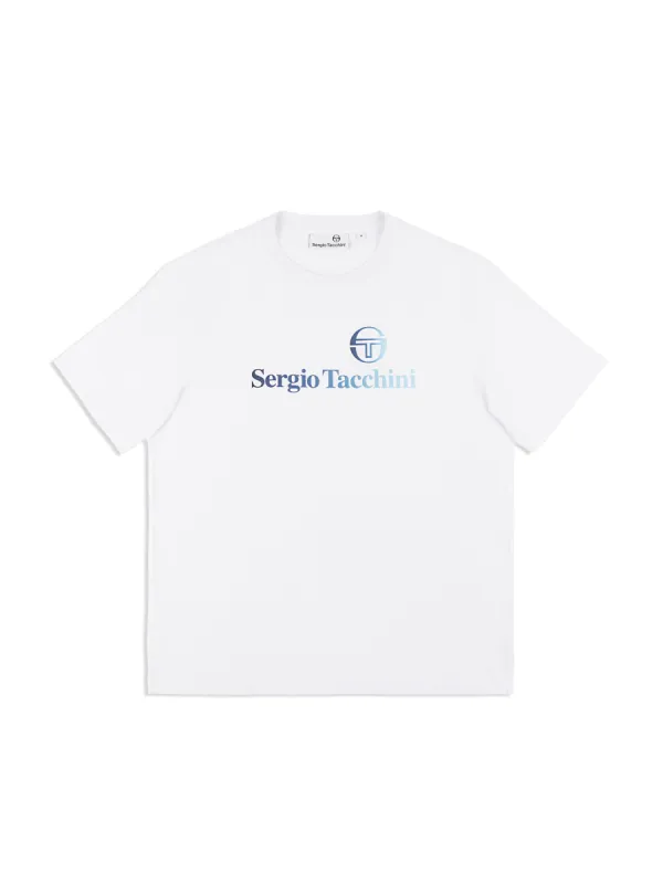 Gradiennte T-Shirt- Brilliant White sold by Sergio Tacchini