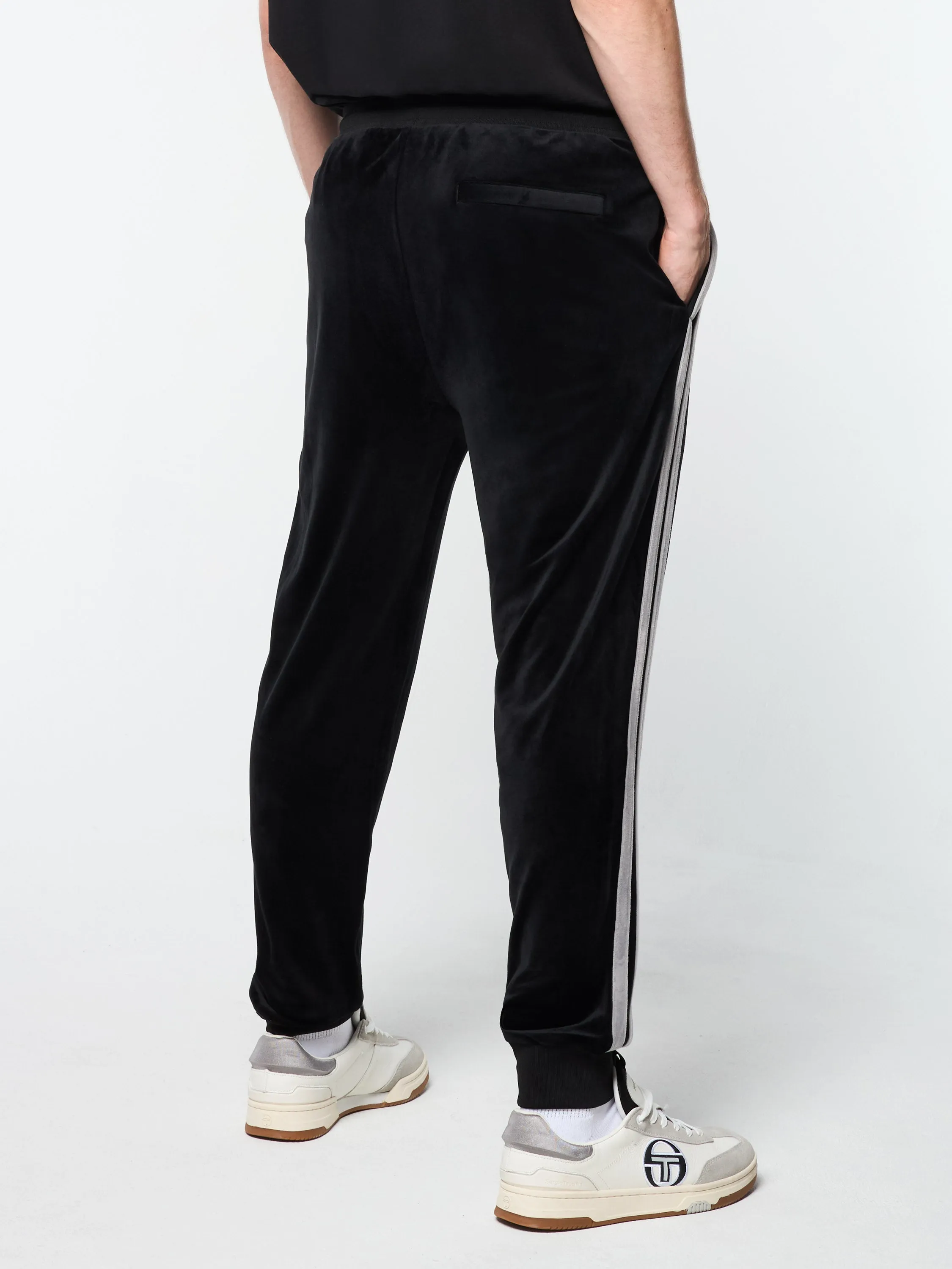 Damarindo Velour Track Pant- Black Beauty sold by Sergio Tacchini product image thumbnail 4