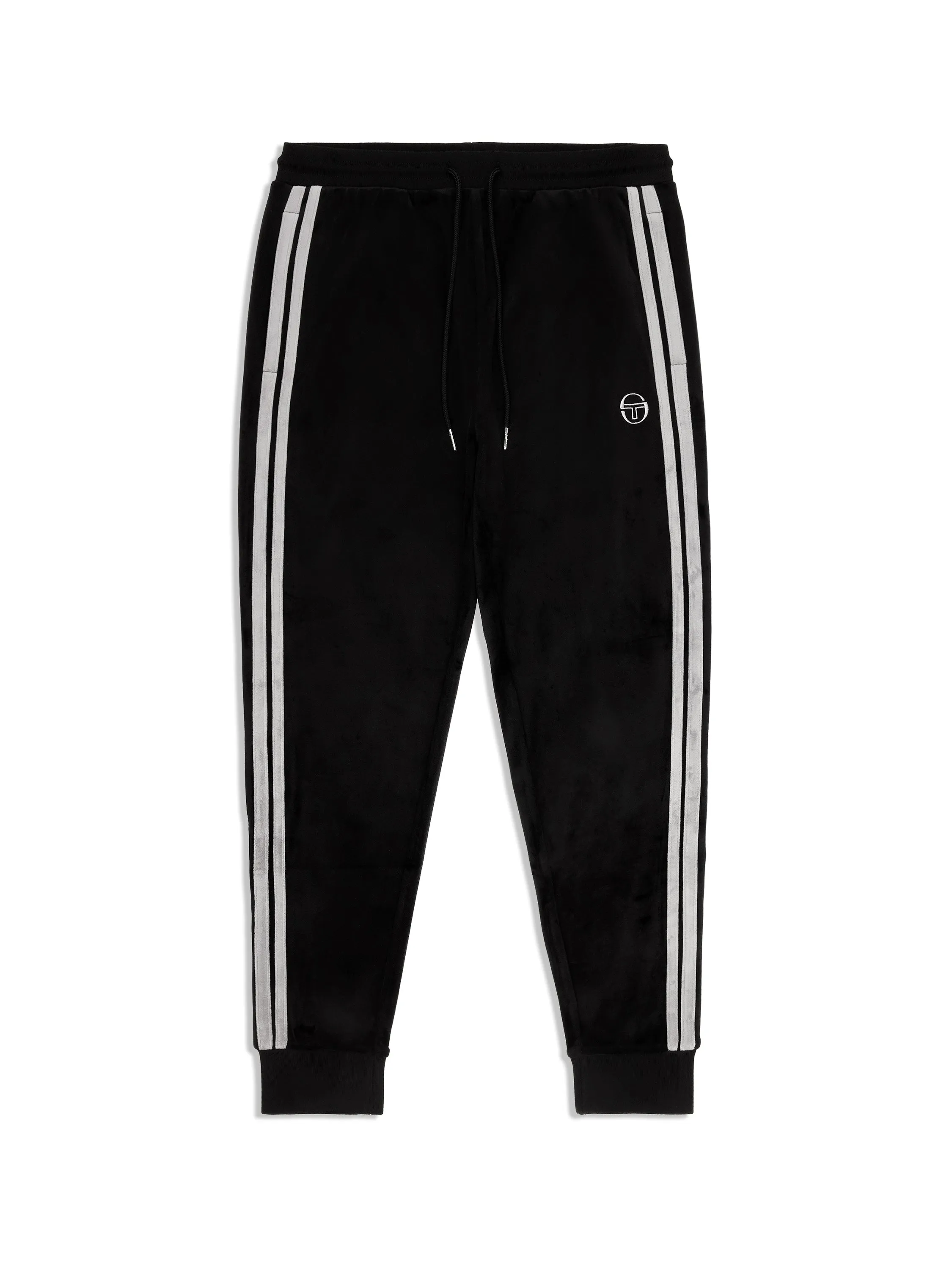 Damarindo Velour Track Pant- Black Beauty sold by Sergio Tacchini