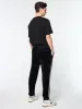 Damarindo Velour Track Pant- Black Beauty sold by Sergio Tacchini