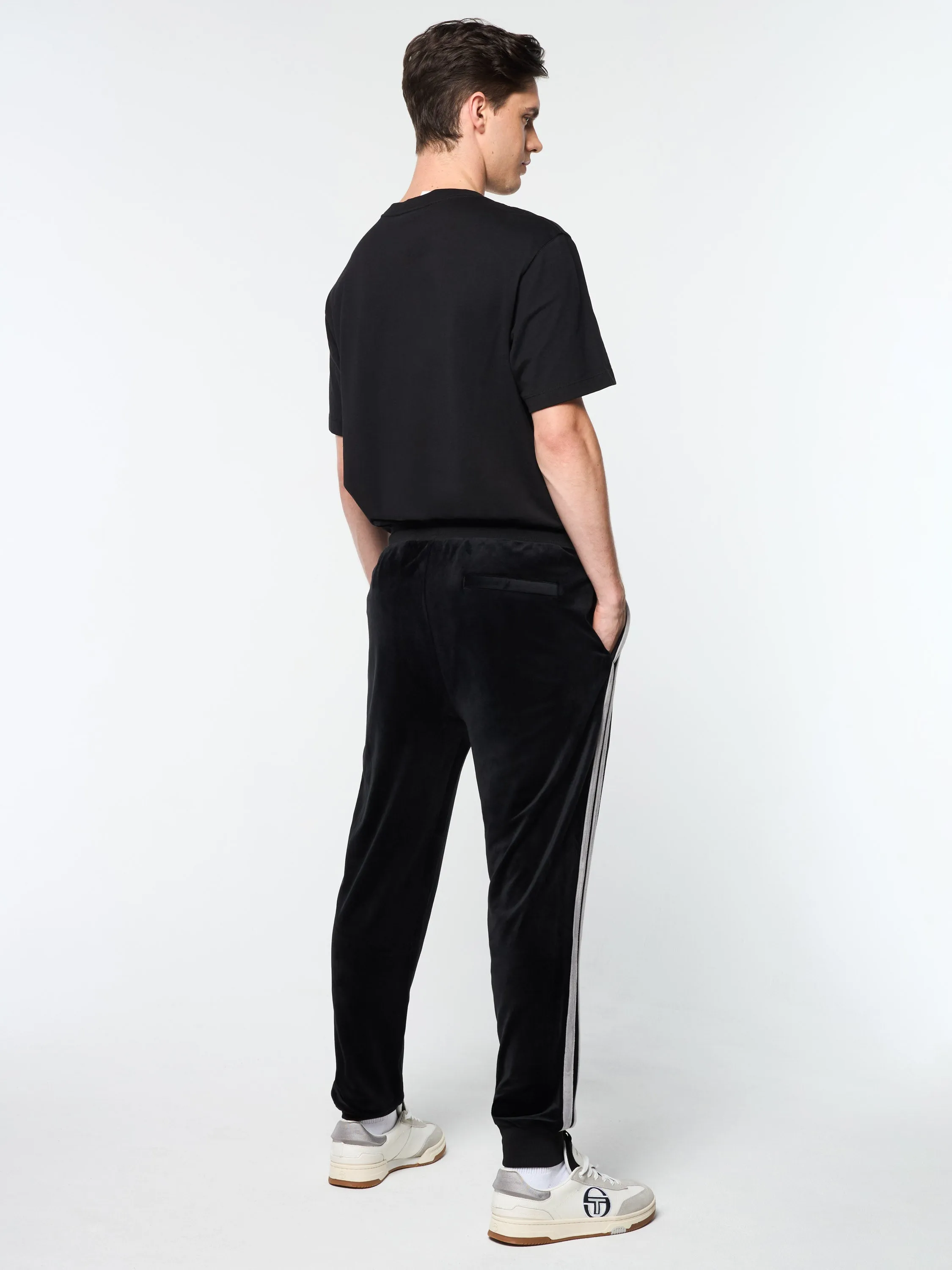 Damarindo Velour Track Pant- Black Beauty sold by Sergio Tacchini product image thumbnail 5