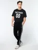 Damarindo Velour Track Pant- Black Beauty sold by Sergio Tacchini