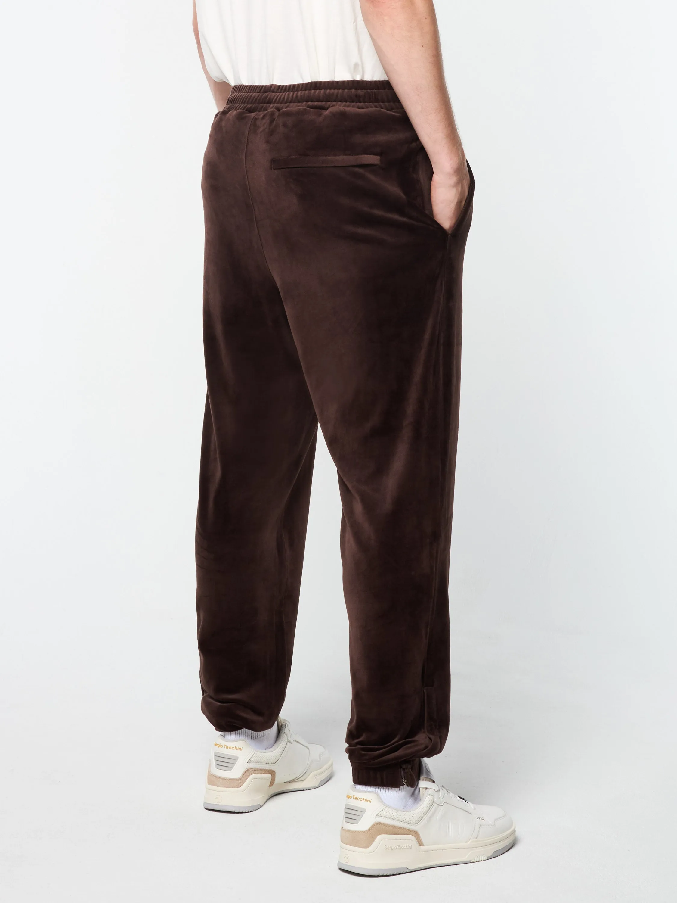 Ostuni Velour Track Pant- Java sold by Sergio Tacchini product image thumbnail 4
