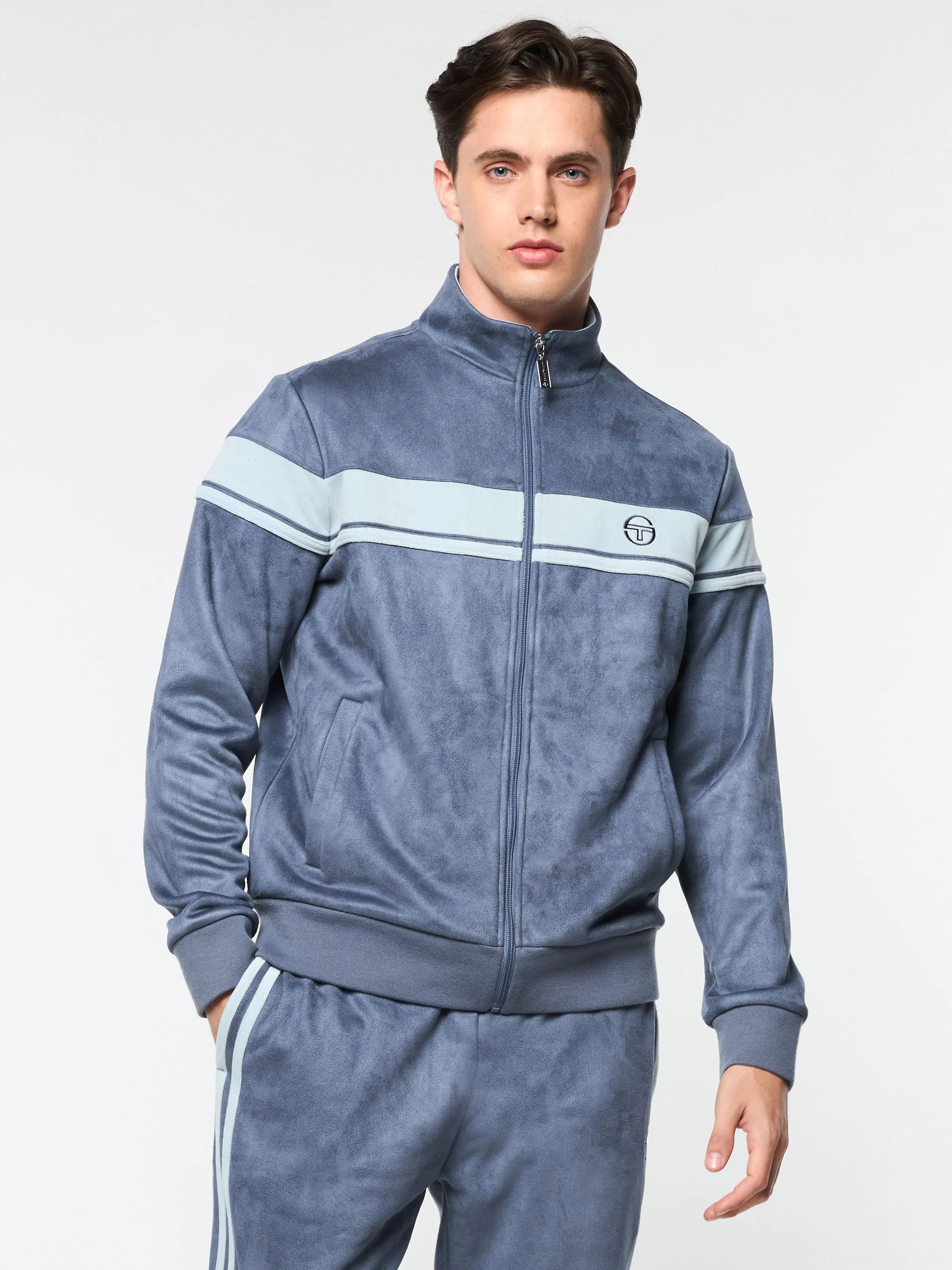 Damarindo Track Jacket- Grisaille sold by Sergio Tacchini product image thumbnail 4