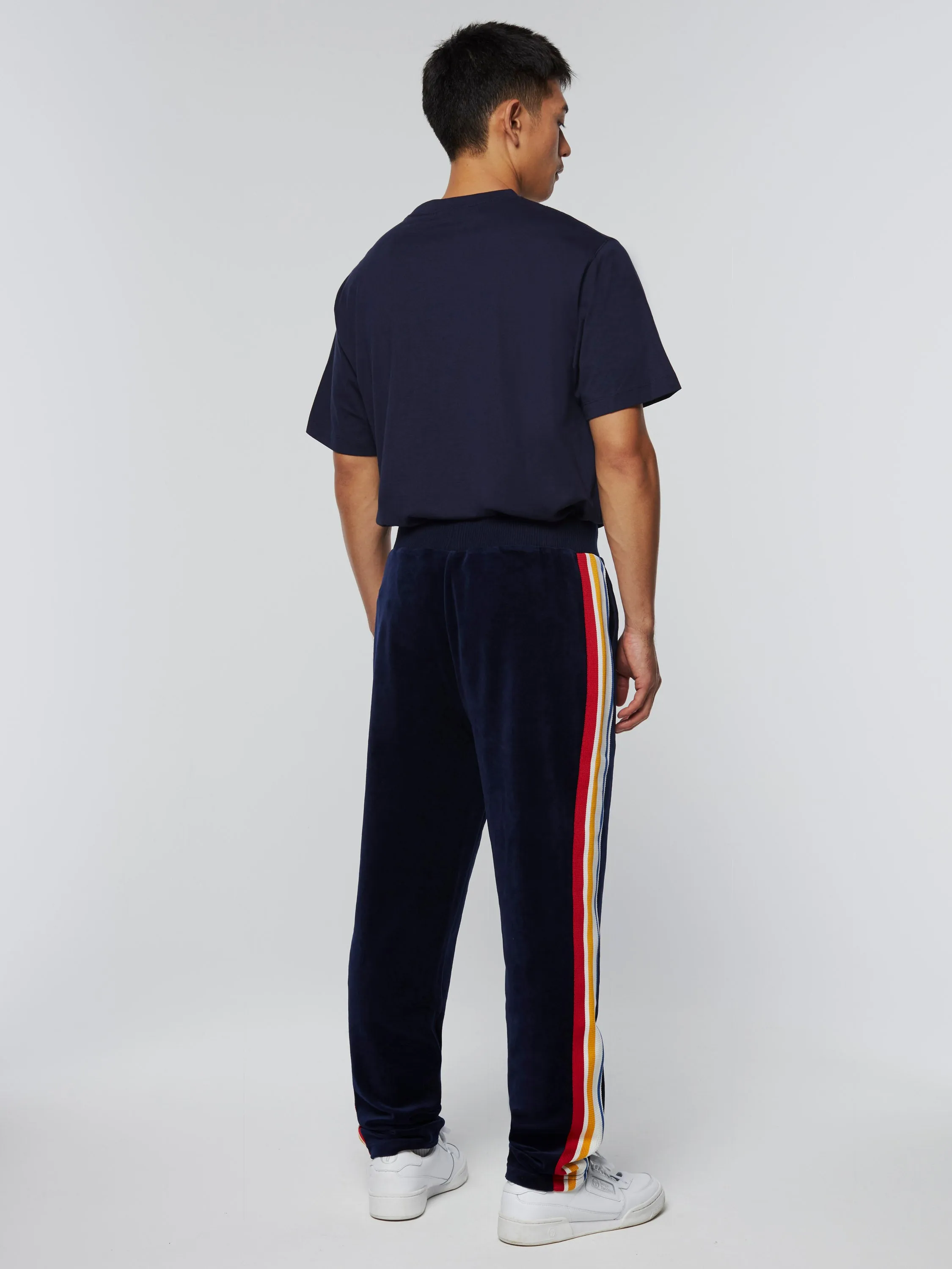 Goran Velour Track Pant Archivio- Maritime Blue sold by Sergio Tacchini product image thumbnail 3