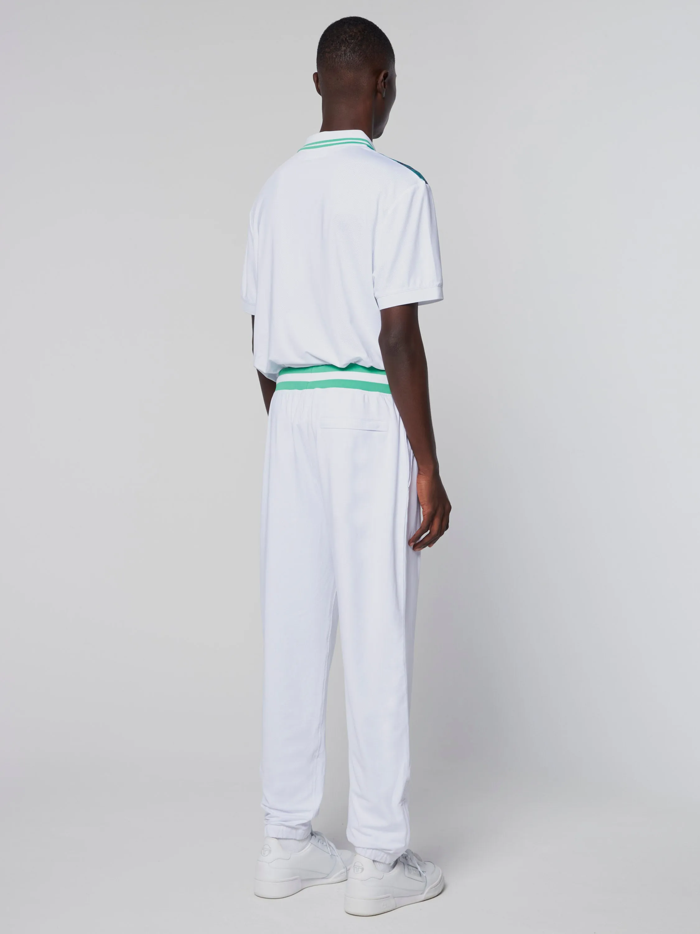 Corsico Track Pant- White/ Deep Mint sold by Sergio Tacchini product image thumbnail 3