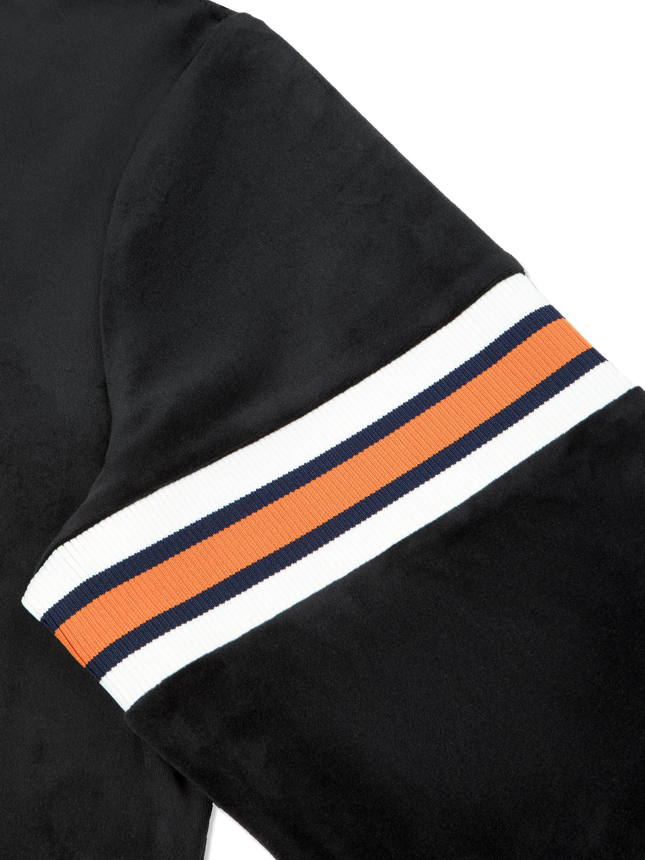 Ostuni Velour Track Jacket- Black Beauty sold by Sergio Tacchini product image thumbnail 3